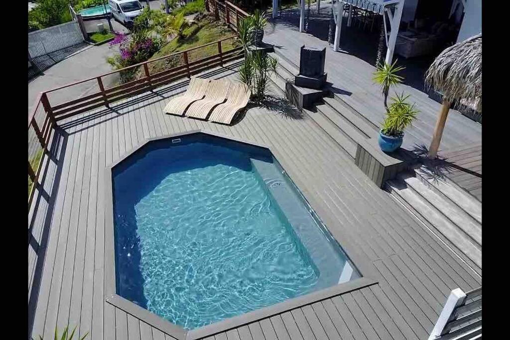 La Villa Coconut Vue A 180° Mer Rocher Du Diamant 勒迪亚芒 外观 照片